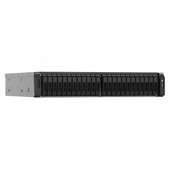 QNAP TS-h2490FU NAS Rack (2U) EPYC 7302P 256 GB DDR4 0 TB QuTS hero Czarny, Szary