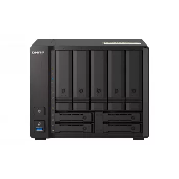QNAP TS-H973AX NAS Tower Ryzen Embedded V1500B 8 GB DDR4 0 TB QuTS hero Czarny