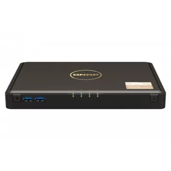QNAP TBS-464 NAS Desktop Intel® Celeron® N5105 8 GB DDR4 0 TB QNAP Turbo System Czarny