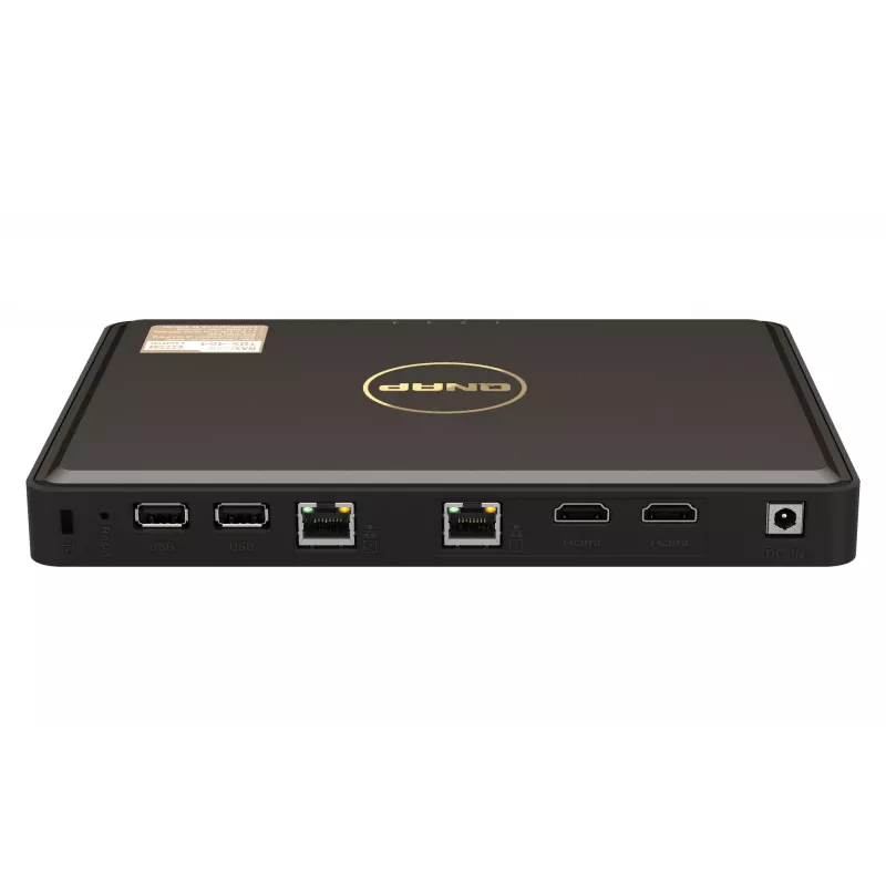 QNAP TBS-464 NAS Desktop Intel® Celeron® N5105 8 GB DDR4 0 TB QNAP Turbo System Czarny