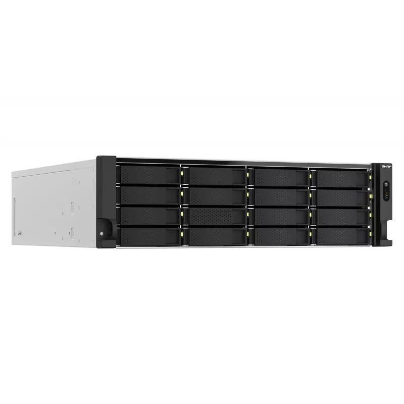 QNAP TS-H2287XU-RP NAS Rack (3U) Intel Xeon E E-2378 64 GB DDR4 0 TB QuTS hero Czarny, Biały