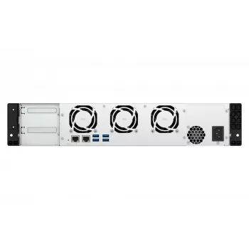 QNAP TS-855EU-8G Serwer NAS/magazynowania Rack (2U) Intel Atom® C5125 8 GB DDR4 0 TB QuTS hero Czarny