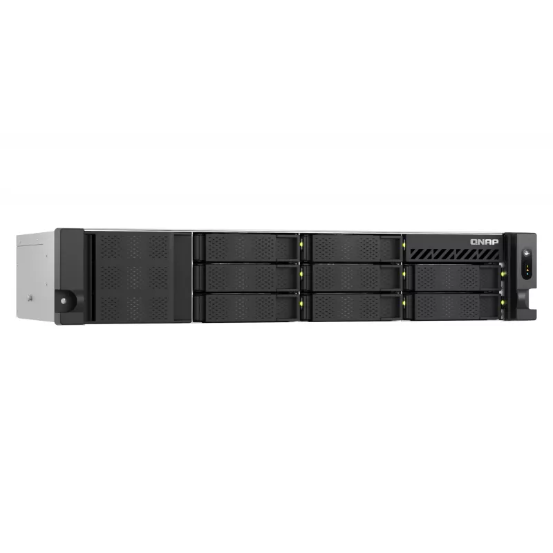 QNAP TS-855EU-8G Serwer NAS/magazynowania Rack (2U) Intel Atom® C5125 8 GB DDR4 0 TB QuTS hero Czarny