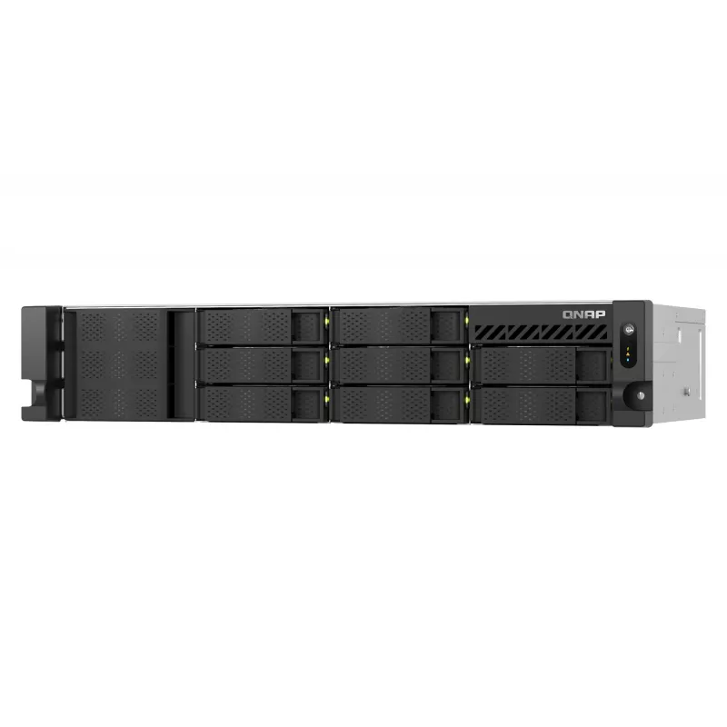 QNAP TS-855EU-8G Serwer NAS/magazynowania Rack (2U) Intel Atom® C5125 8 GB DDR4 0 TB QuTS hero Czarny