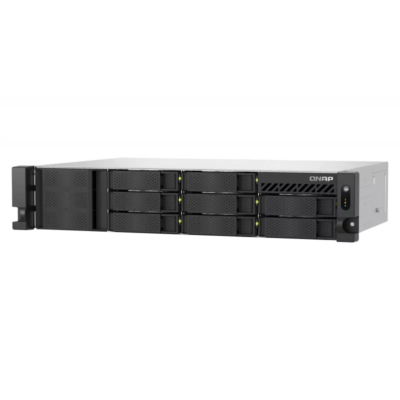 QNAP TS-855EU-8G Serwer NAS/magazynowania Rack (2U) Intel Atom® C5125 8 GB DDR4 0 TB QuTS hero Czarny
