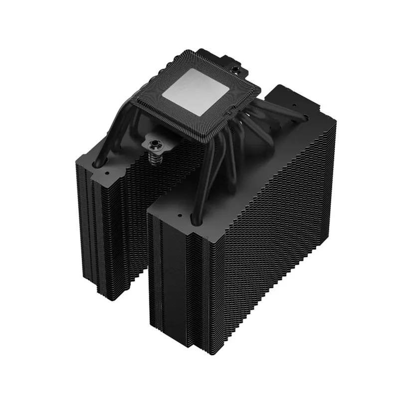 Chłodzenie powietrzne DeepCool ASSASSIN IV VC VISION — dwuwentylatorowe 120/140 mm, 300 W TDP, 7 ciepłowodów, kompatybilne z LGA115x/LGA1200/LGA1700/LGA20xx, czarne