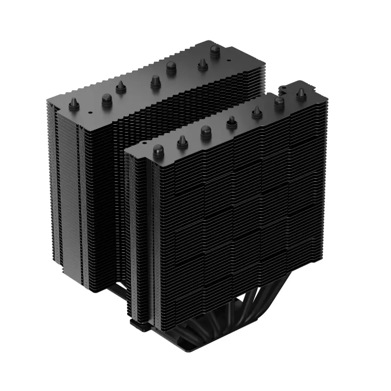 Chłodzenie powietrzne DeepCool ASSASSIN IV VC VISION — dwuwentylatorowe 120/140 mm, 300 W TDP, 7 ciepłowodów, kompatybilne z LGA115x/LGA1200/LGA1700/LGA20xx, czarne