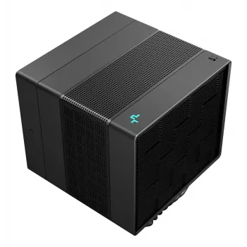 Chłodzenie powietrzne DeepCool ASSASSIN IV 14 cm Czarne — maks. ciśnienie powietrza 2,44 mmH2O, wentylator FDB 14 cm, 1700 RPM, 79,1 cfm, 7 rurek cieplnych