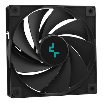 Chłodzenie powietrzne DeepCool ASSASSIN IV 14 cm Czarne — maks. ciśnienie powietrza 2,44 mmH2O, wentylator FDB 14 cm, 1700 RPM, 79,1 cfm, 7 rurek cieplnych