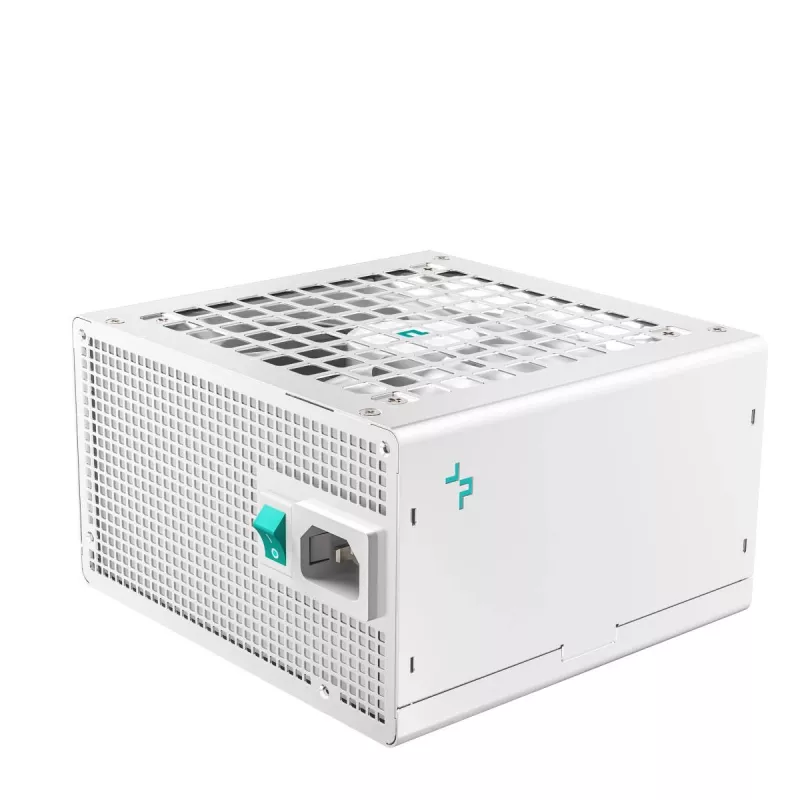 Zasilacz DeepCool PL750D WH — 750 W, ATX 20+4 pin, 80 PLUS Bronze, wentylator 120 mm, biały