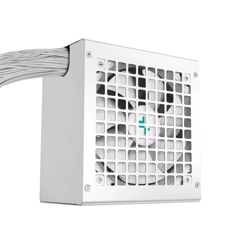Zasilacz DeepCool PL750D WH — 750 W, ATX 20+4 pin, 80 PLUS Bronze, wentylator 120 mm, biały