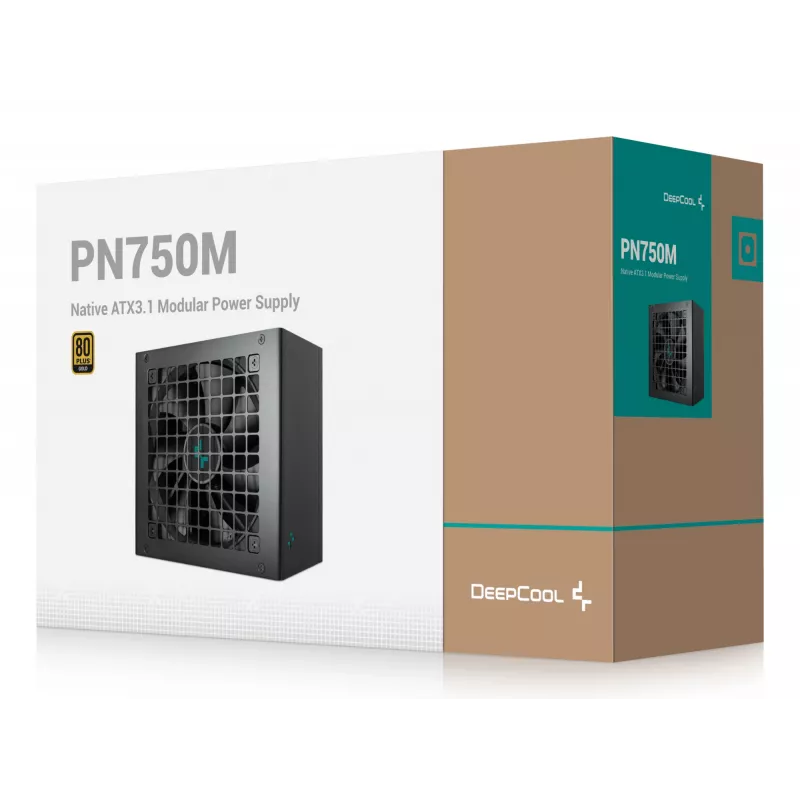 Zasilacz Gamer Storm PN750M 750 W 20+4 pin ATX ATX czarny