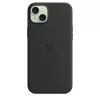 Etui Apple iPhone 15 Plus Silikonowe z MagSafe Czarny