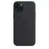 Etui Apple iPhone 15 Plus Silikonowe z MagSafe Czarny