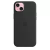 Etui Apple iPhone 15 Plus Silikonowe z MagSafe Czarny