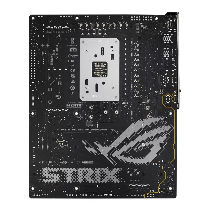 Płyta główna ASUS ROG STRIX B850-F GAMING WIFI — AMD B850, Socket AM5, ATX, DDR5, 4×M.2, Wi‑Fi 7, LAN 2,5 Gb