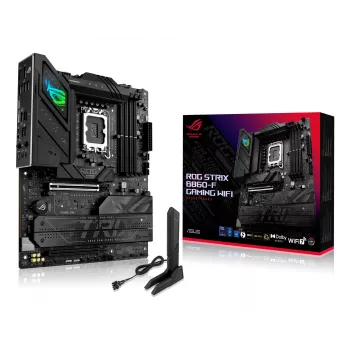 Płyta główna ASUS ROG STRIX B860-F GAMING WIFI — Intel B860, LGA 1851, ATX, DDR5, 4x DIMM, Wi‑Fi 7, LAN 2,5 Gb, 4x M.2