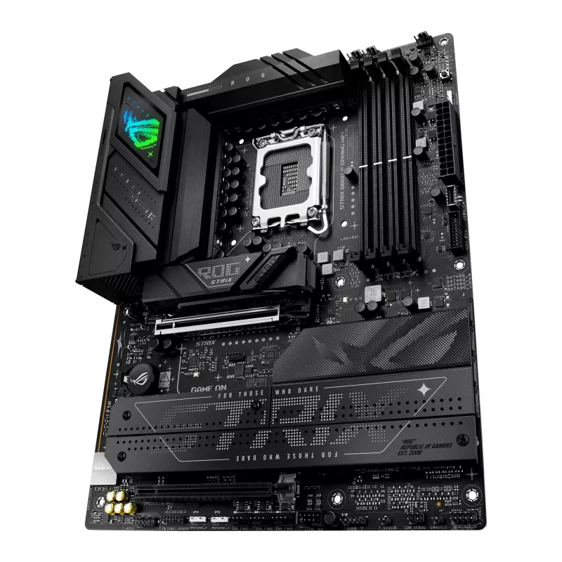 Płyta główna ASUS ROG STRIX B860-F GAMING WIFI — Intel B860, LGA 1851, ATX, DDR5, 4x DIMM, Wi‑Fi 7, LAN 2,5 Gb, 4x M.2