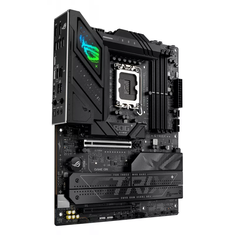 Płyta główna ASUS ROG STRIX B860-F GAMING WIFI — Intel B860, LGA 1851, ATX, DDR5, 4x DIMM, Wi‑Fi 7, LAN 2,5 Gb, 4x M.2