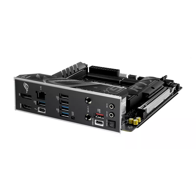 Płyta główna ASUS ROG STRIX B860-I GAMING WIFI — Intel B860, LGA 1851, mini ITX, 2× DDR5 DIMM (do 128 GB), Wi‑Fi 7, LAN 2,5Gb