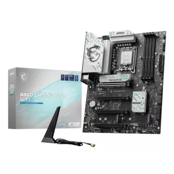 Płyta główna MSI B860 GAMING PLUS WIFI — Intel B860, LGA 1851, ATX, DDR5, 4x DIMM, 3x M.2, Wi‑Fi 7, 5GbE