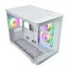 FSP S380-WA Obudowa Mini Tower mITX, mATX Biała ARGB
