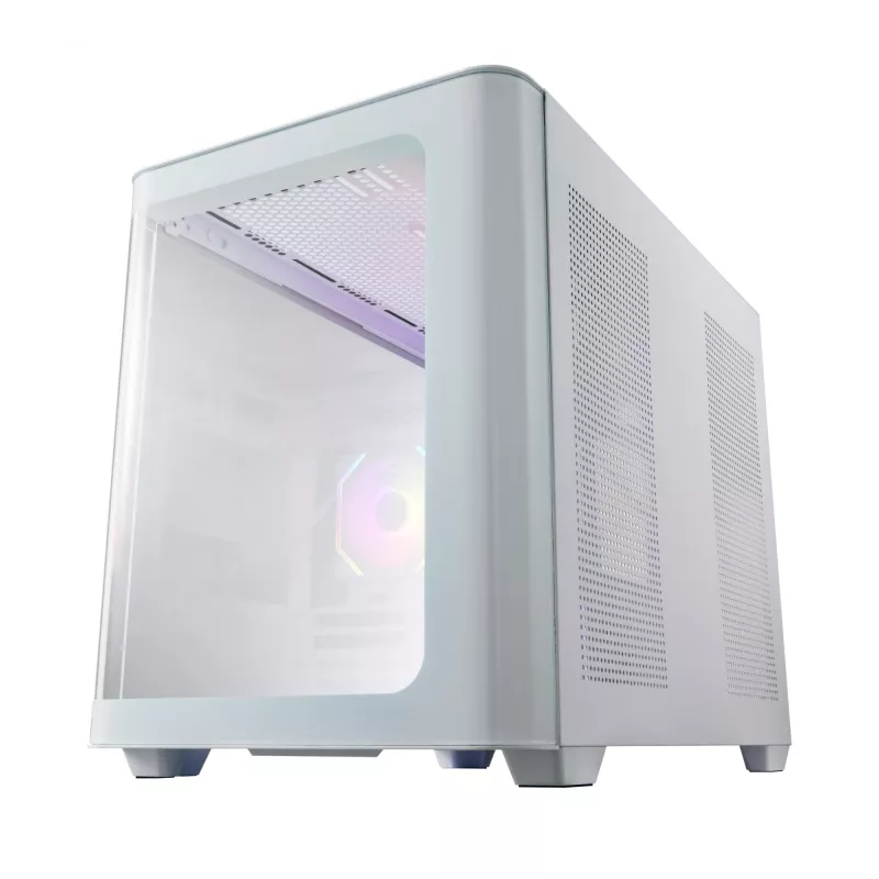 FSP S380-WA Obudowa Mini Tower mITX, mATX Biała ARGB
