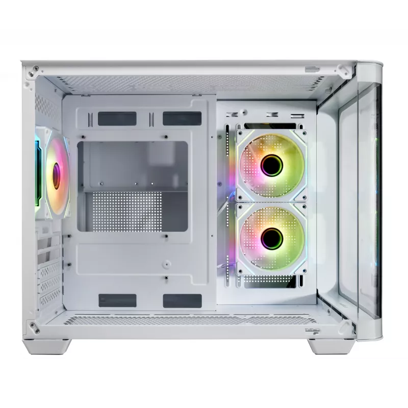 FSP S380-WA Obudowa Mini Tower mITX, mATX Biała ARGB
