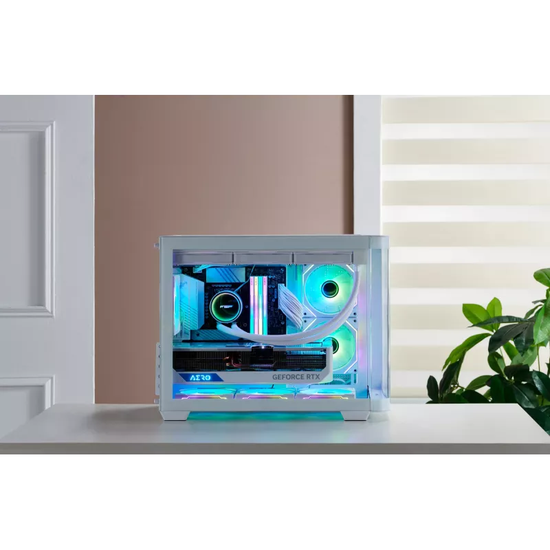 FSP S380-WA Obudowa Mini Tower mITX, mATX Biała ARGB