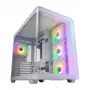 FSP M580-WA Obudowa Midi Tower mITX, mATX Biała ARGB, Midi Tower, PC, Biała, ATX, micro ATX, Mini-ITX, Szkło, SPCC, Gaming