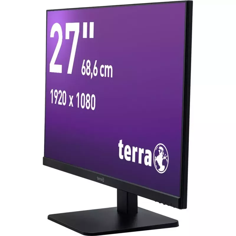 TERRA 3030229 monitor komputerowy 68,6 cm (27 cali) 1920 x 1080 pikseli Full HD LED Czarny