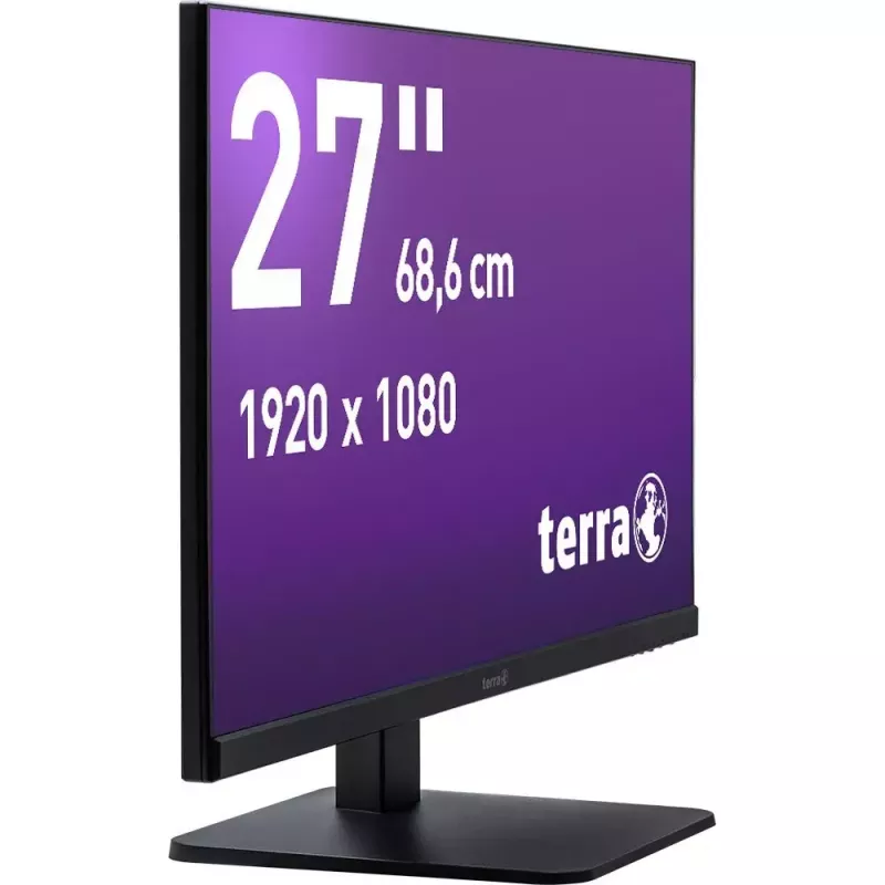 TERRA 3030229 monitor komputerowy 68,6 cm (27 cali) 1920 x 1080 pikseli Full HD LED Czarny