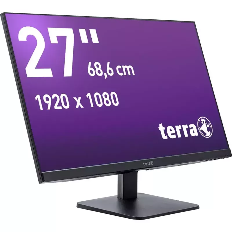 TERRA 3030229 monitor komputerowy 68,6 cm (27 cali) 1920 x 1080 pikseli Full HD LED Czarny
