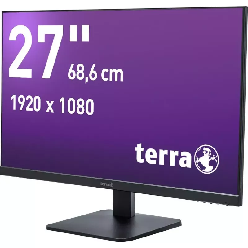TERRA 3030229 monitor komputerowy 68,6 cm (27 cali) 1920 x 1080 pikseli Full HD LED Czarny
