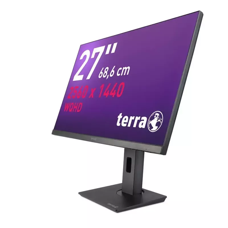 TERRA 3030231 monitor komputerowy 68,6 cm (27 cali) 2560 x 1440 piksele Wide Quad HD LED czarny