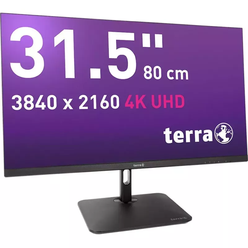 Monitor komputerowy TERRA 3030234 80 cm (31,5 cala) 3840 x 2160 pikseli 4K Ultra HD LCD czarny