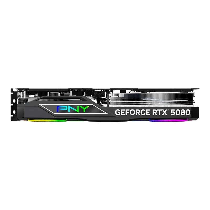 PNY GeForce RTX 5080 16 GB ARGB OC Triple Fan - 16 GB GDDR7 - DisplayPort 2.1b / HDMI 2.1b