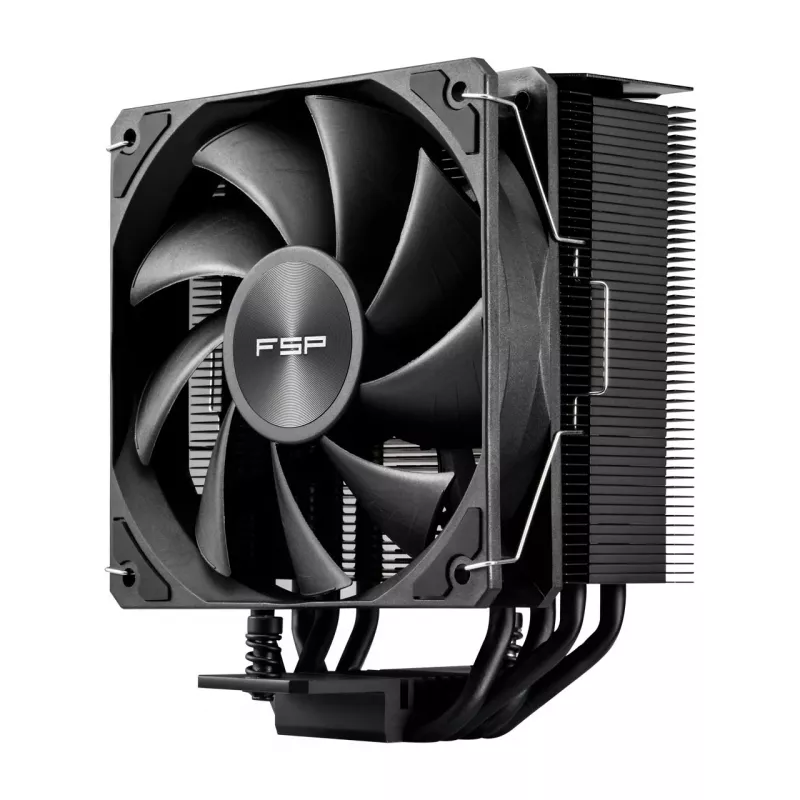 FSP NP5-B Chłodzenie procesora powietrzne 120 mm czarne