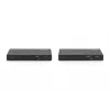 Zestaw przedłużacza KVM DIGITUS HDBaseT. 150m 4K/60Hz. USB 2.0. PoC. IR. czarny