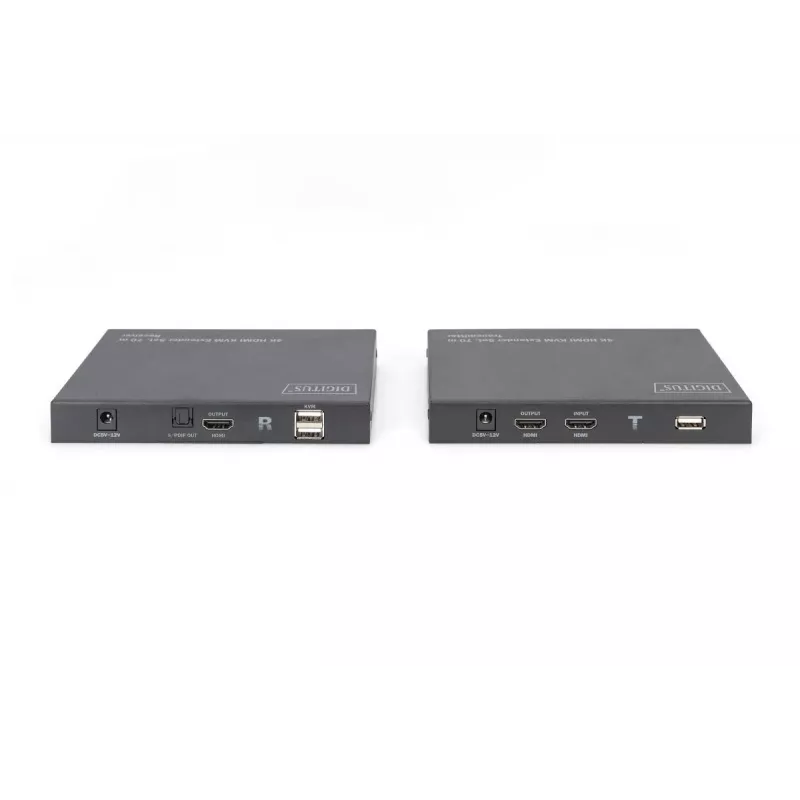 DIGITUS HDMI 2.0 HDMI KVM Extender Set - 70m USB 1.1, obsługa paneli dotykowych