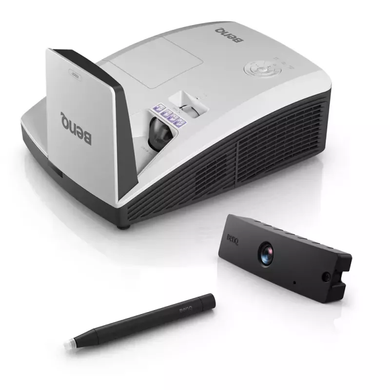 BenQ MH856UST+ Projektor ultra krótkiego rzutu 3500 ANSI lumenów DLP 1080p (1920x1080) 3D Czarny, Biały
