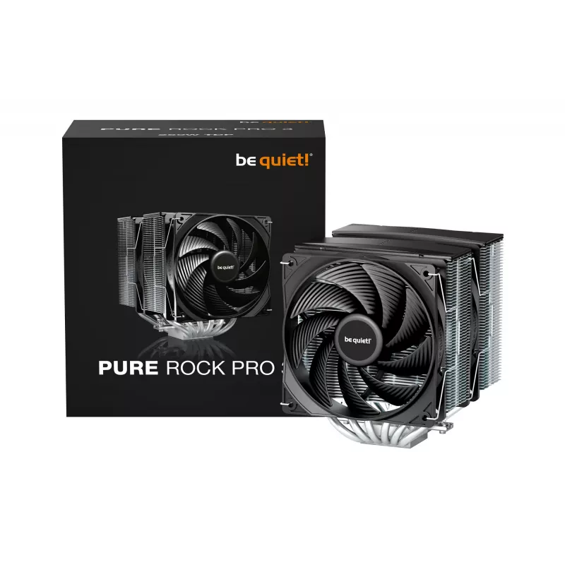 be quiet! Pure Rock Pro 3 Chłodzenie procesora Air cooler 12 cm Srebrny 1 szt.
