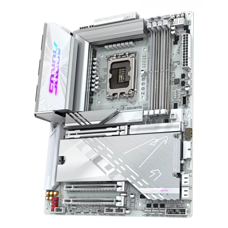 Płyta główna GIGABYTE Z890 AORUS PRO ICE — Intel Z890, LGA 1851, ATX, DDR5, 4x DIMM, 4x M.2, 2.5Gb LAN, Wi‑Fi