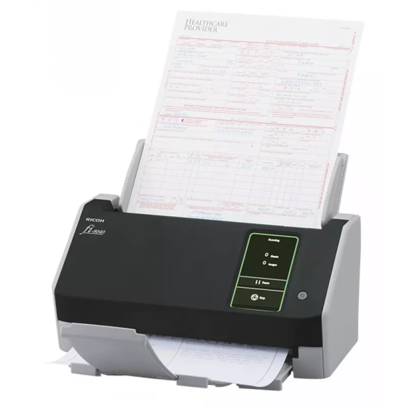 Ricoh fi-8040 ADF + skaner z ręcznym podawaniem 600 x 600 DPI A4 Czarny, Szary