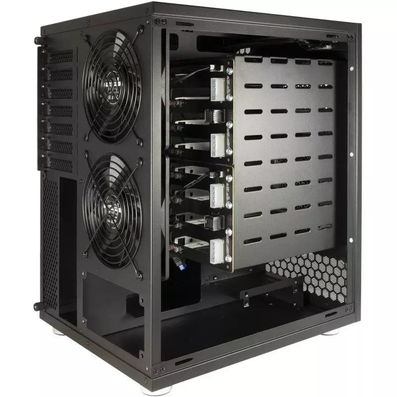 Obudowa HDD Inter-Tech NAS-8 2.5/3.5 cala Czarna