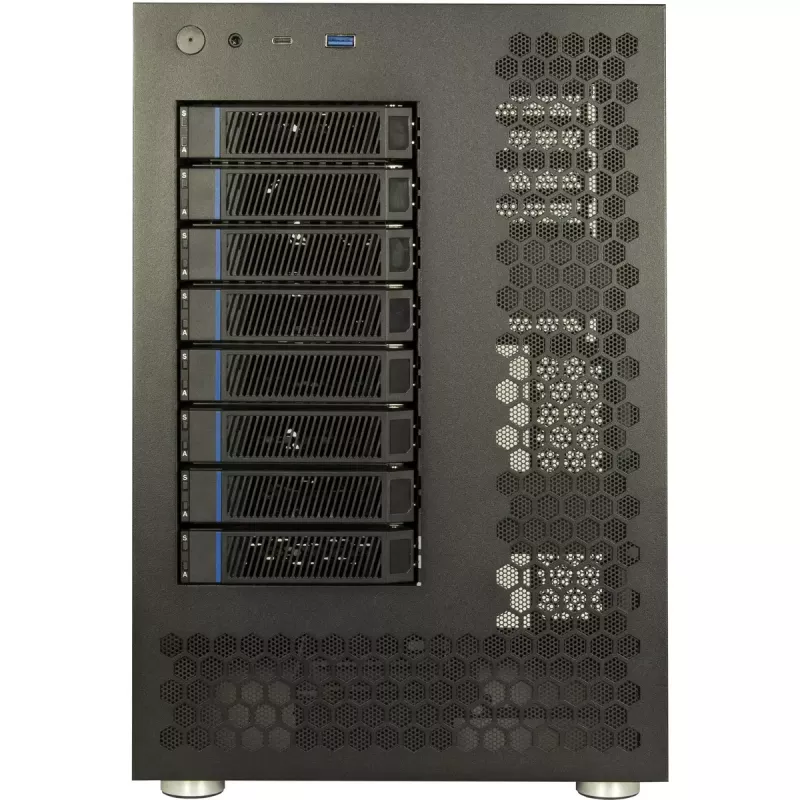 Obudowa HDD Inter-Tech NAS-8 2.5/3.5 cala Czarna