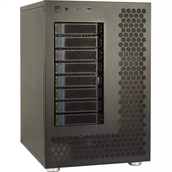 Obudowa HDD Inter-Tech NAS-8 2.5/3.5 cala Czarna