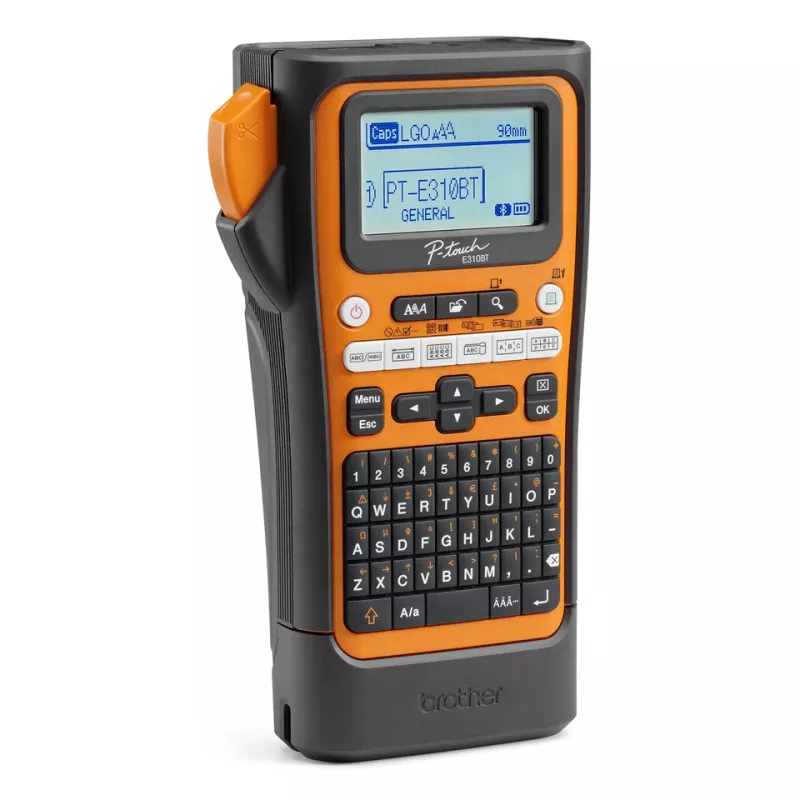 Brother PT-E310BTVP drukarka etykiet Transfer termiczny 180 x 180 DPI 20 mm/s Przewodowa i bezprzewodowa HSE/TZe Bluetooth QWERTY