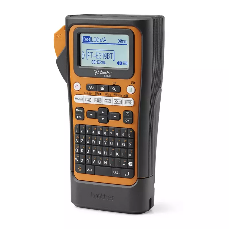 Brother PT-E310BTVP drukarka etykiet Transfer termiczny 180 x 180 DPI 20 mm/s Przewodowa i bezprzewodowa HSE/TZe Bluetooth QWERTY