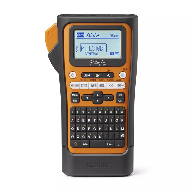 Brother PT-E310BTVP drukarka etykiet Transfer termiczny 180 x 180 DPI 20 mm/s Przewodowa i bezprzewodowa HSE/TZe Bluetooth QWERTY